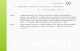 Objectives: 1.Determine whether a relation is a function. 2.Find function values. F.IF.1Understand that a function from one set (called the domain) to.