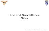 Reconnaissance and Surveillance Leader Course Hide and Surveillance Sites.