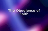 The Obedience of Faith. Concept: Salvation by faith (belief) only Concept: Salvation by faith (belief) only Common among Calvinists, Lutherans, etc. Common.