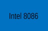 Intel 8086 CPU: An Introduction 8086 Features 16-bit Arithmetic Logic Unit 16-bit data bus 20-bit address bus - 2 20 = 1,048,576 = 1 MB Bit, Byte, Word.
