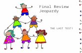 Final Review Jeopardy THE LAST TEST!. What 2 filaments make up Myofibrils Actin and Myosin.