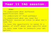 Year 11 IAG session. Aims: To understand what different qualifications mean To understand 6 th Form pathways To understand what you need for different.
