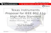 November 2000doc.: IEEE 802.11-00/384 SubmissionChris Heegard, Texas InstrumentsSlide 1 Texas Instruments 141 Stony Circle, Suite 130 Santa Rosa California.