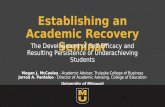 Establishing an Academic Recovery Seminar The Development of Self-Efficacy and Resulting Persistence of Underachieving Students Megan J. McCauley - Academic.