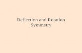 Reflection and Rotation Symmetry Reflection-Symmetric Figures A figure has symmetry if there is an isometry that maps the figure onto itself. If that.