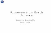 Provenance in Earth Science Gregory Leptoukh NASA GSFC.