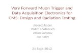 Very Forward Muon Trigger and Data Acquisition Electronics for CMS: Design and Radiation Testing 21 Sept 2012 Jason Gilmore Vadim Khotilovich Alexei Safonov.