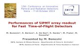 Performances of SiPMT array readout for Fast Time-of-Flight Detectors 13th Conference on Innovative Particle and Radiation Detectors Siena – 7-10 October.