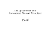 The Lysosomes and Lysosomal Storage Disorders Part 2.
