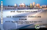 © OECD/IEA 2011 Energy Efficiency in Central Asia: Challenges and Opportunities VII KAZENERGY EURASIAN FORUM World in Transition Shaping Sustainable Energy.