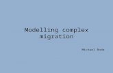 Modelling complex migration Michael Bode. Migration in metapopulations Metapopulation dynamics are defined by the balance between local extinction and.