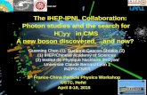 The IHEP-IPNL Collaboration: Photon studies and the search for H   in CMS A new boson discovered  and now? Guoming Chen (1), Suzanne Gascon-Shotkin.