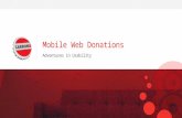 Mobile Web Donations Adventures in Usability. Background President of Carbon8, an interactive, digital marketing agency headquartered in Denver’s Highlands.