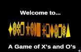 Welcome to... A Game of X’s and O’s. Another Presentation © 2000 - All rights Reserved.