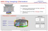 AMS-RICH Detector. J. Berdugo – CIEMAT (Madrid, Spain) 1 AMS-02 Phase II Flight Safety Review AMS Ring Imaging CHerenkov PURPOSE: 1.Precise measurement.