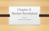 Chapter 8 Market Revolution Section 4 The Rise of Nationalism.
