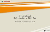 Kverneland Cultivators CLC Evo Product information 2016.