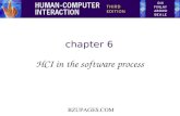 BZUPAGES.COM chapter 6 HCI in the software process.