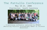 The Pattullo Conference A mentoring conference sponsored by MPOWIR (Mentoring Physical Oceanography Women to Increase Retention) May 18-21, 2008 Charleston,