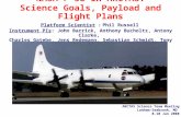 NASA P-3B in ARCTAS: Science Goals, Payload and Flight Plans Platform Scientist : Phil Russell Instrument PIs: John Barrick, Anthony Bucholtz, Antony Clarke,