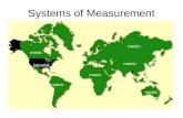 Systems of Measurement imperial metric. The Imperial System Developed over hundreds of years, the imperial system tried to use every day objects for units.