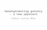 Geoengineering gunnery – a new approach Andrew Lockley MEng.