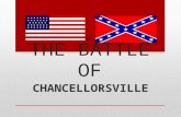 THE BATTLE OF CHANCELLORSVILLE VS.. KEY UNION COMMANDERS Maj. Gen. Joseph Hooker Maj. Gen John F. Reynolds Maj. Gen. Darius N. Couch.