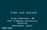 K-Ras and Beyond Josep Tabernero, MD Vall d’Hebron University Hospital Barcelona, Spain.