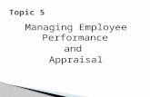 Managing Employee Performance and Appraisal. Employees Performance Knowledge & skills Motivation Work Environment.