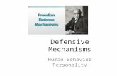 Defensive Mechanisms Human Behavior Personality. What are Defensive Mechanisms? Defensive Mechanisms are tools we use to reduce and cope with anxiety.