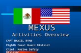 MEXUS Activities Overview CAPT DANIEL RYAN Eighth Coast Guard District Chief, Marine Safety Division.
