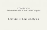 COMP4210 Information Retrieval and Search Engines Lecture 9: Link Analysis.