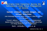 Multiple-Cone Formation during the Femtosecond-Laser Pulse Propagation in Silica Kenichi Ishikawa *, Hiroshi Kumagai, and Katsumi Midorikawa Laser Technology.