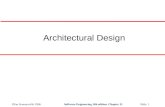©Ian Sommerville 2006Software Engineering, 8th edition. Chapter 11 Slide 1 Architectural Design.