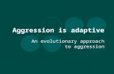 Aggression is adaptive An evolutionary approach to aggression.