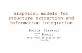 Graphical models for structure extraction and information integration Sunita Sarawagi IIT Bombay sunita.