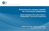 Embracing the changes required for a successful collaboration OECD Statistical Information System Collaboration Community experience MSIS2011 Meeting –