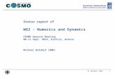 M. Baldauf (DWD)1 Status report of WG2 - Numerics and Dynamics COSMO General Meeting 08-11 Sept. 2014, Eretria, Greece Michael Baldauf (DWD)