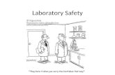Laboratory Safety. Recognize Safety Symbols In the following slides, you will see a safety symbol that is represented on your sheet of paper. Guess the.