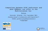 Comparison between ECAP indicators and what EMODnet can offer in the Mediterranean Sea Intro Oostende, Belgium, 21st September 2015 Giordano Giorgi*, in.