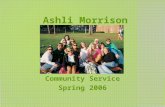 Ashli Morrison Community Service Spring 2006. Kappa Delta Shamrock Event Since 1981, Kappa Delta has supported the child abuse prevention efforts of Prevent.