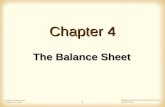 © 2009 John Wiley & Sons Hoboken, NJ 07030 Managerial Accounting for the Hospitality Industry Dopson & Hayes 1 Chapter 4 The Balance Sheet.