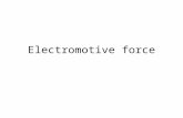 Electromotive force. Learning Objectives (a) recall and use appropriate circuit symbols as set out in SI Units, Signs, Symbols and Abbreviations (ASE,