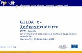 Www.eu-eela.org E-infrastructure shared between Europe and Latin America FP6−2004−Infrastructures−6-SSA-026409 GILDA t-Infrastructure Claudio Cherubino.