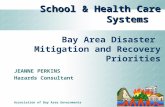 Governor’s Office of Emergency Services Association of Bay Area Governments School & Health Care Systems School & Health Care Systems Bay Area Disaster.