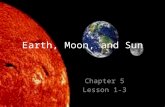 Earth, Moon, and Sun Chapter 5 Lesson 1-3. Earth in Space Chapter 5 Lesson 1 Page 182.