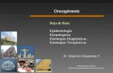 PROGRAMA DE CANCER PONTIFICIA UNIVERSIDAD CATOLICA DE CHILE Oncogénesis Dr. Mauricio Ocqueteau T Hoja de Ruta EpidemiologíaEtiopatogenia Estrategias Diagnósticas.
