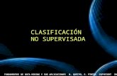 FUNDAMENTOS DE DATA MINING Y SUS APLICACIONES N. QUEIPO, S. PINTOS COPYRIGHT 2000 CLASIFICACIÓN NO SUPERVISADA.