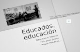 Educados, educación Texto: Juan A. Vázquez Foto: Javier Bauluz Música: Pink Floyd.