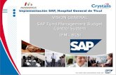 VISION GENERAL SAP Fund Management Budget Control System (FM - BCS) VISION GENERAL SAP Fund Management Budget Control System (FM - BCS)